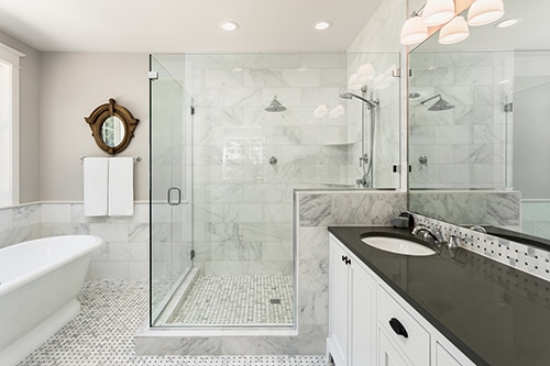Shower glass enclosure UAE