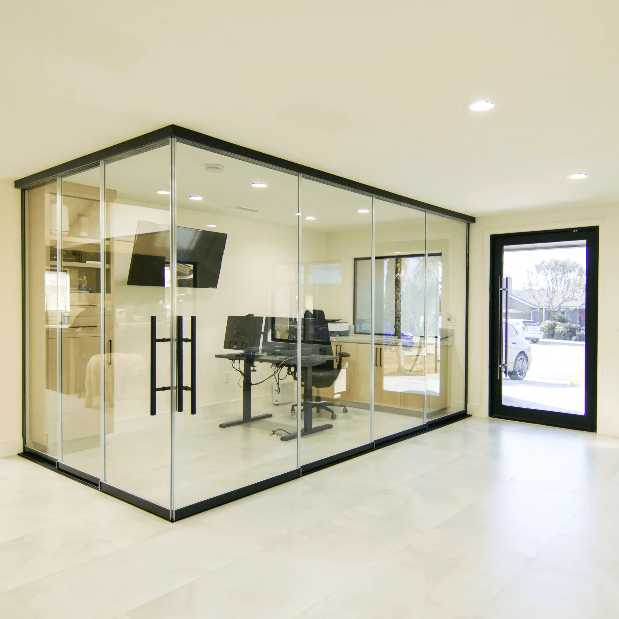 Glass partitions office UAE