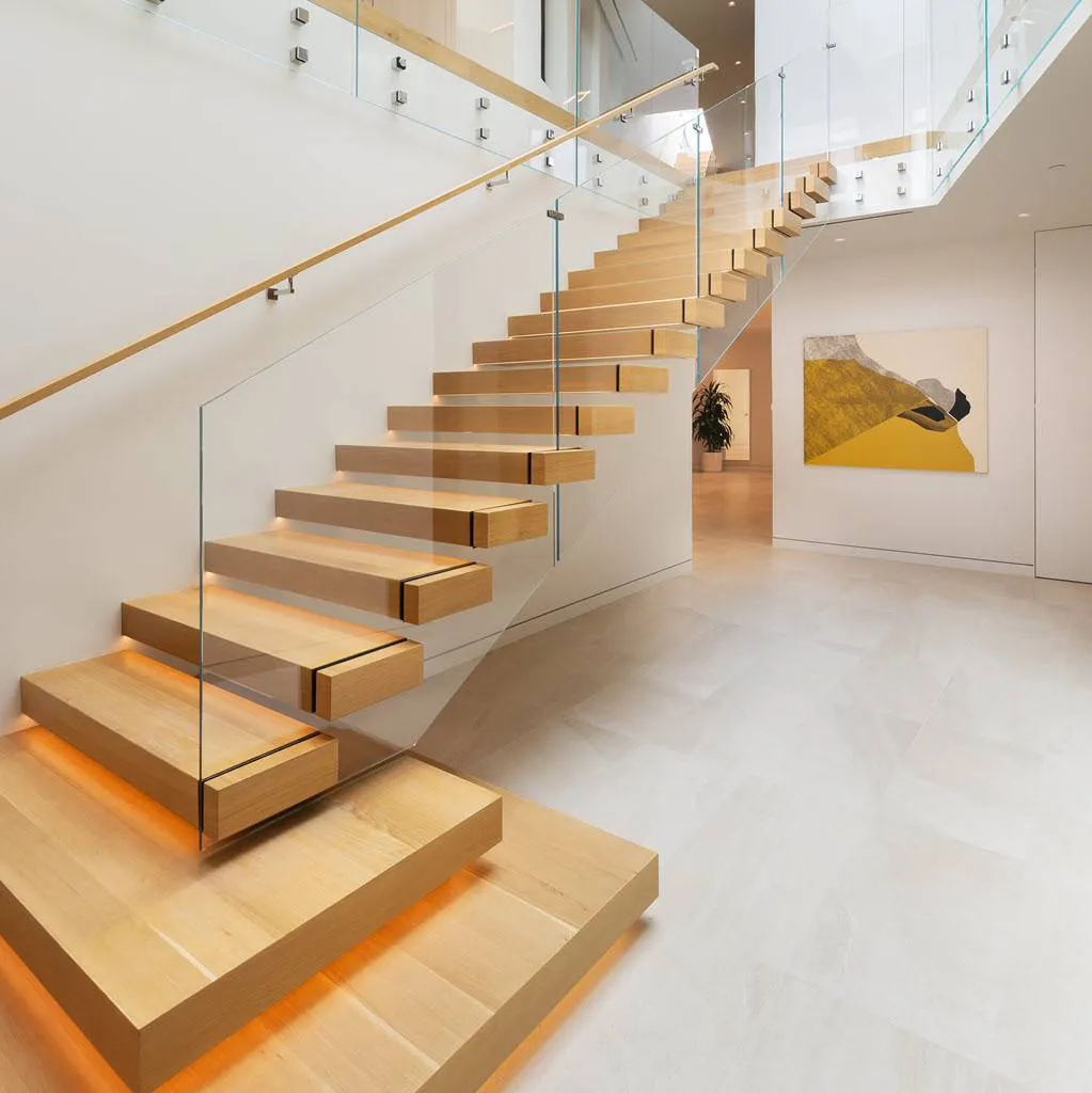 Glass staircase UAE