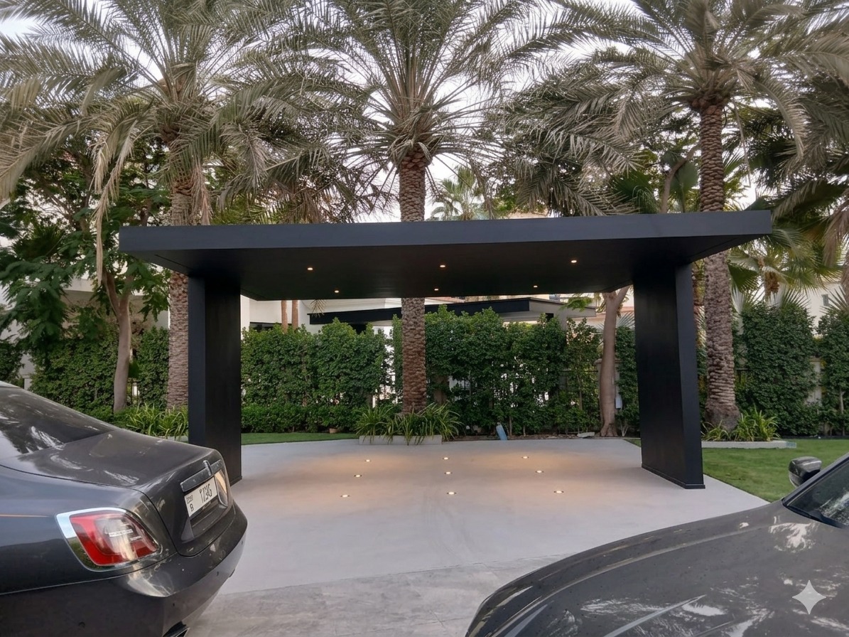 Car shade structure UAE